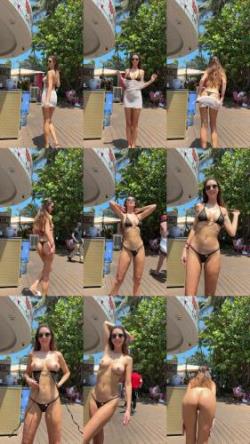 Lady In The Streets (elliejames) - Naked in Public [4K 2160P]  - OnlyFans