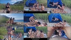 Fucktotum - Spin the Bottle Game on the Beach -Unforgettable Holiday Sex w. Two Stunning Girls english subtitles [FullHD 1080P]  