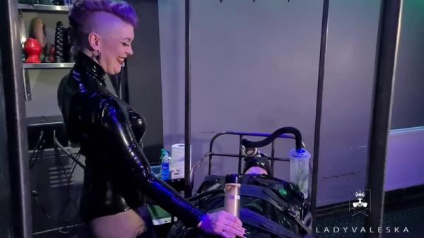 Lady Valeska FemDom - Milking and Ruining the Gimp [FullHD 1920P]  
