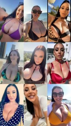 Angela White - Titties Compilation [SD 432P]  - OnlyFans