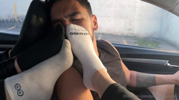 Quimeraqueen1 - After our training the gym took ride with our friend made him smell our chul until couldnt take anymore had smell [HD 1280P]  
