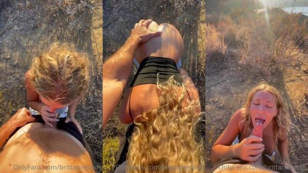 Brittanie Nash - Outdoor Blowjob [FullHD 1080P]  - OnlyFans