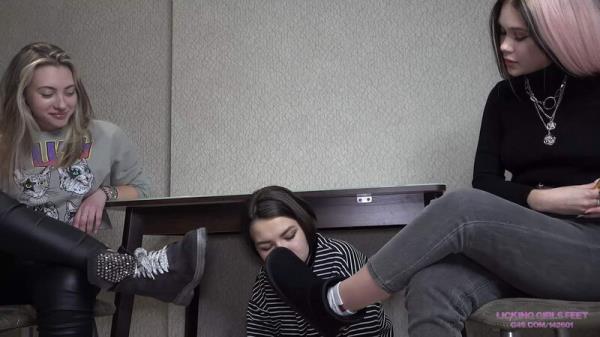 Licking Girls Feet: Nicole And Fox - You Are One Of The Ugliest Slave Girls! Your Place Is At Our Feet! [FullHD 1080P]  