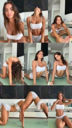 Anna Louise (annalouieaustin) - White Yoga Pants [FullHD 1080P]  - OnlyFans