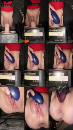 Joannawet - Ich reite einen meiner dildos auf elastischem fickhocken [HD 720P]  - MyDirtyHobby