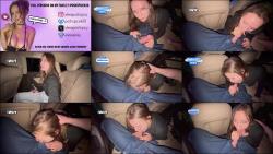 Alexa Poshspicy - POV: Fast risky blowjob in car during travelling with friends. cum in mouth [FullHD 1080P]  