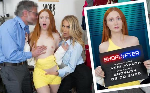 Andi Avalon, Scarlet Skies - Case No 8004034 Threesome With The Vibrator Thief [FullHD 1080P]  - Shoplyfter