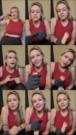 Dixi101 - BFF gives you a gloved handjob! [FullHD 1080P]  