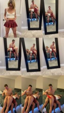 Jessie and Jackson - Post Naughty School Girl Gets Spanked On Daddy's Lap [FullHD 1080P]  - OnlyFans