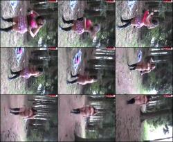 tabulossexy - Strip und nackter Spaziergang im Wald [HD 720P]  - MyDirtyHobby