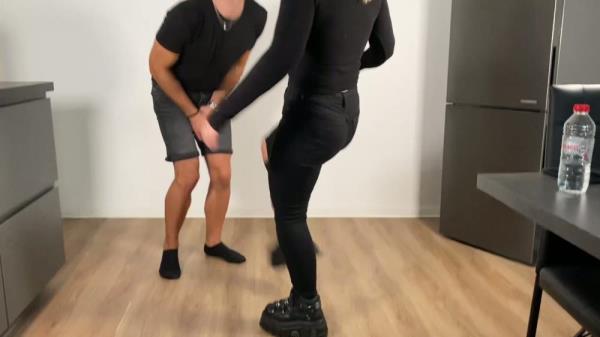 Athleteballbusting - Ballbusting In Steel Cap Boots [FullHD 1080P]