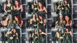 Full 10 Min Leather Goddesses Poppers Int.ox � Mistress Karina / Mean Karina Kalashnikova � Mp4 [FullHD 1080P]  