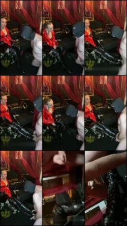 BeverlyAthaliavip - Notgeiler Sklave spritzt auf Stiefel [SD 405P]  - MyDirtyHobby