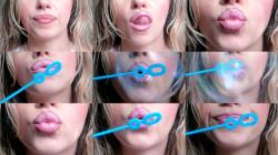 Petite Mercy - Frosty Pink Lips Blowing Bubbles [FullHD 1080P]  