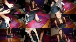 LeahSnuSnu - Ich zeige dir meine eingesauten Tangas aus dem Waschekorb [FullHD 1080P]  - MyDirtyHobby