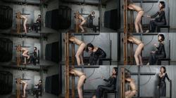 Asian Goddess Ruiko in clip CBT With Humbler Sub Restrained In Pillory And Humbler [FullHD 1080P]  