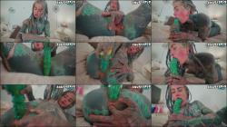 Anuskatzz - Stark tatowiertes geiles madchen solo, ich ficke mich mit einem gro?en... [FullHD 1080P]  - MyDirtyHobby