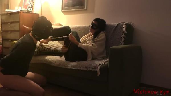 Mistress Kym - Devoted To My Feet [HD 720P]  