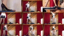 Aballs And Cock Crushing Sexbomb - Cbtrample - Trampling And Vacuuming By French Maid Alina Part 1 Vacuum Cockbox Trampling In High Heels [4K 2160P]  