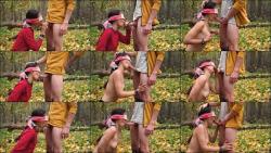 TheLazyCouple - My friend's wife warm my cock with her mouth in the fall forest [FullHD 1080P]  