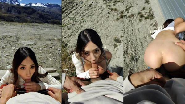 Yoshibaby (Tinayoshile) - I Asked A Stranger To Take A Photo For Me At Matterhorn And Then It Escalated Quickly [FullHD 1080P]  - OnlyFans