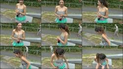 lilly-lil - Heftig - Mitten auf dem Bahnsteig GEPISST [HD 720P]  - MyDirtyHobby