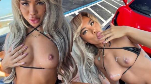 Teddy Tarantino - Real Gas Station Pick Up-Fine Ass Luna Luxe Gets Fucked on my Ferrari - TeddyT [FullHD 1080P]  