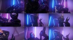 Femdom Adventures - Mistress Karino - Smoking Latex Shining And Boot Worship With Latex Devil [4K 2160P]  