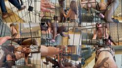 RussianQoS - Cuckold in chastity and cage watching his wife with BBC - Cuckold POV [FullHD 1080P]  