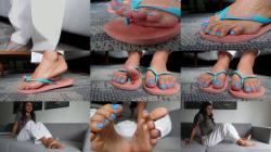 Mistress Enola Fetish - Tiny Loser Meet My Flip Flop Prison - Giantess Enola - Crushing toying him between my toes stomp [FullHD 1080P]  