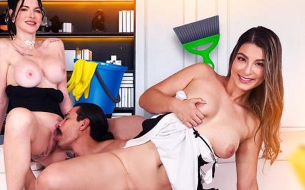 Lia Tovar, Mica Spengler - A Threesome With The Maid [FullHD 1080P]  - SexMex