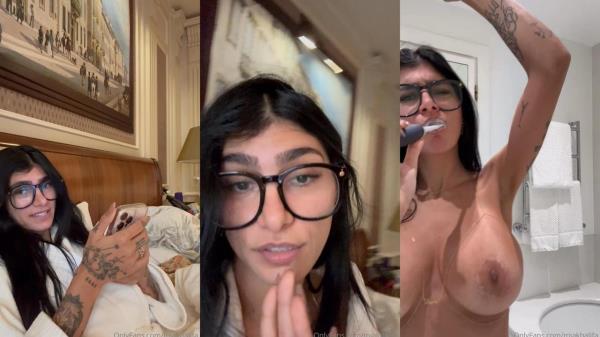 Mia Khalifa - Shaking My Tits, Grinding My Hips, Nips Outtt, Booty Poppinggg + Glasses On [FullHD 1080P]  - OnlyFans