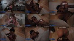 HoneyDippedCream - Ebony Slut HoneyDippedC Sucks A Big Dick Before Getting Fucked On The Table [FullHD 1080P]  