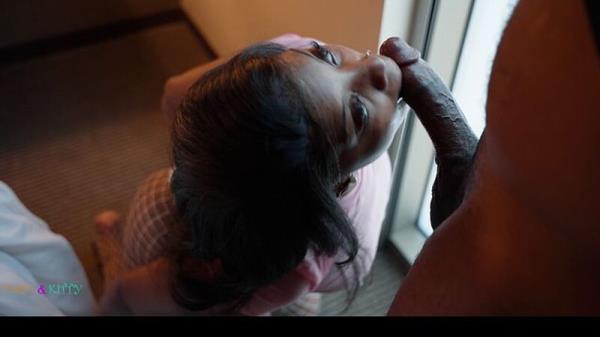 HoneyDippedCream - Freaky Ebony Honeydippedc Swallowing Cock And Taking Backshots [FullHD 1080P]  