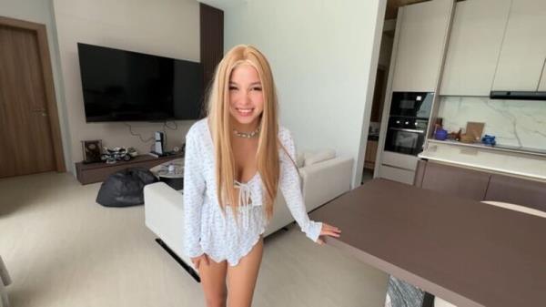 LilKarina2 - Asian babe of small stature with a small pussy jumps on a dick like on a trampoline [FullHD 1080P]  