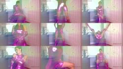 Bratty Bunny - Pink shiny fetish [SD 540P]  