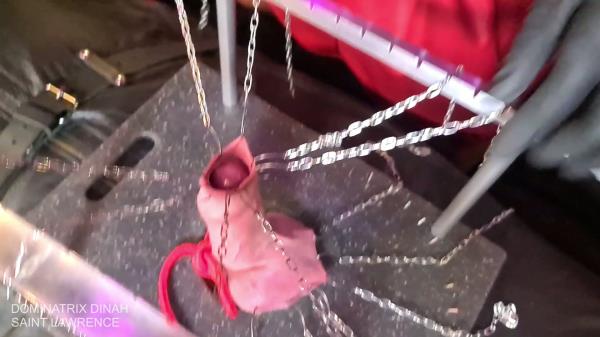 Dominatrix Dinah Personal - Extreme CBT - Hooked Cock And Balls [FullHD 1080P]  