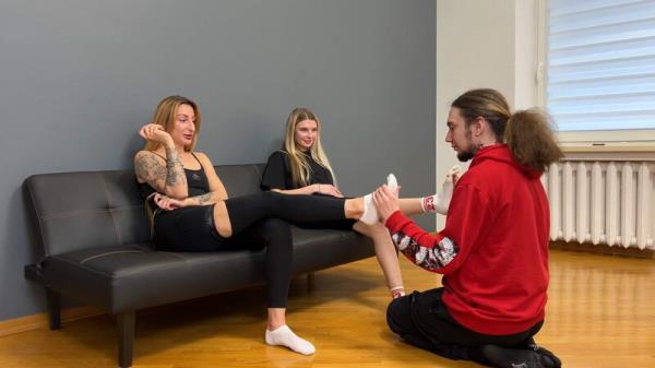 Petite Princess Femdom: Ass Servant And Foot Sniffer Slave For Two Mistresses [FullHD 1080P]  