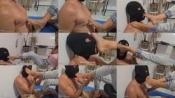 Spanish Pegging and Foot Fetish - Domina Ghalia does foot fetish in jeans [FullHD 1080P]  