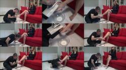Divine Goddess Gabriella - GABRIELLA - This is how a Goddess washes Her feet 2 - Feet washing with MILK Foot worship [FullHD 1080P]  