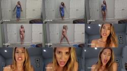 LinaBlackly - Earthquake Busty Wife's Striptease Leads to POV Handjob [FullHD 1080P]  