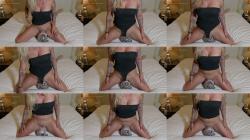 Brutal Face Sitting And Femdom - His Face Mummified Mouth Taped Shut [FullHD 1080P]  