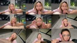 Naomi Bobba - Nerdy Girl Casually Licking Cock [FullHD 1080P]  