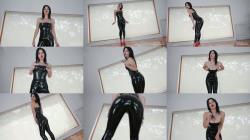 Young Goddess Kim - Locked and Leaking Latex Tease [4K 2160P]  