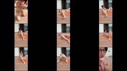 JulieEroticDress - Glas Dildo Spiele Draussen [HD 720P]  - MyDirtyHobby