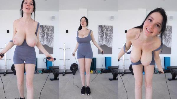Laurine - Let's See How Many Rope Jumps Until My Boobs Fall Out [FullHD 1080P]  - OnlyFans