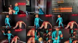 Strafkamer: Mistress Baton - Strapping With Leather Bondage And Spandex [FullHD 1080P]  