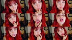 Ginger Rae xoxo - Spit Play and Sensual Finger Sucking [FullHD 1080P]  