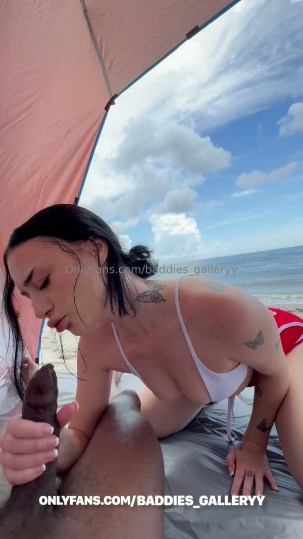 Auhneesh Nicole - Lifeguard Fucks Stranger On Beach [FullHD 1080P]  