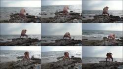 -Zuckerarsch- - Dildo in Brandung [FullHD 1080P]  - MyDirtyHobby